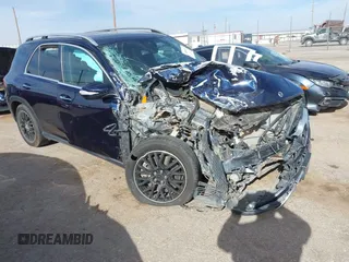 2020 Mercedes-Benz GLE 450 with VIN 4JGFB5KB9LA244966, listed as a IAAI auction lot 41811214 with 85,317 mi miles and . Bid and sale history available at DreamBid. Image 1.