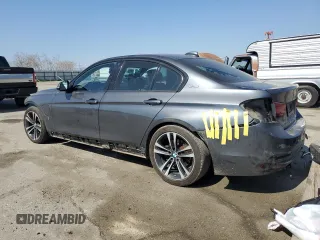 2018 BMW 3 Series 330e iPerformance with VIN WBA8E1C59JA177866, listed as a Copart auction lot 46692855 with 98,401 mi miles and Salvage Title. Bid and sale history available at carsss.com. Image 2.