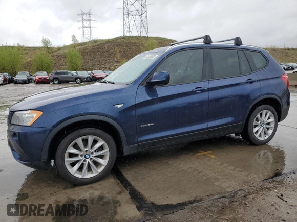 2014 BMW X3 xDrive28i z VIN 5UXWX9C5XE0D39701, wystawiony jako Copart lot #55148905 z przebiegiem 93 148 mil mil oraz Szkoda całkowita • Salvage title. Historia ofert i sprzedaży dostępna na DreamBid. Obrazek 1.