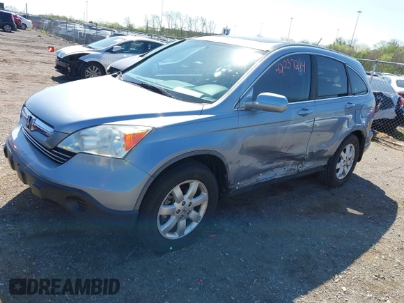 2008 Honda CR-V EX-L with VIN 5J6RE48738L028476, listed as a IAAI auction lot 42037214 with 180,514 mi miles. Bid and sale history available at carsss.com. Image 6.