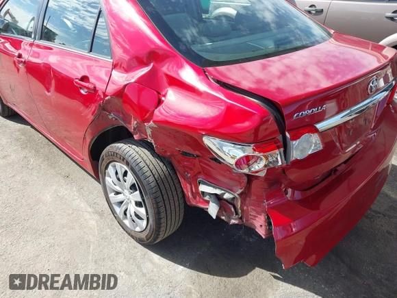 2013 Toyota Corolla L with VIN 5YFBU4EE6DP191699, listed as a IAAI auction lot 41680227 with 42,086 mi miles. Bid and sale history available at carsss.com. Image 6.