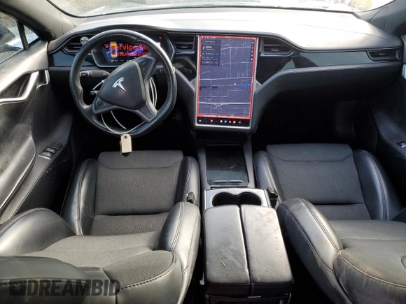 2018 Tesla Model S 75D with VIN 5YJSA1E29JF281871, listed as a Copart auction lot 50743825 with 118,516 mi miles and Salvage Title. Bid and sale history available at DreamBid. Image 8.