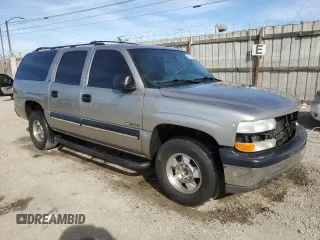 2001 Chevrolet Suburban LT with VIN 3GNEC16T71G125313, listed as a Copart auction lot 42569695 with 317,922 mi miles and Salvage Title. Bid and sale history available at carsss.com. Image 4.