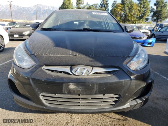2013 Hyundai Accent GL with VIN KMHCT5AE8DU071632, listed as a Copart auction lot 76982384 with 100,067 mi miles and Salvage Title. Bid and sale history available at carsss.com. Image 5.