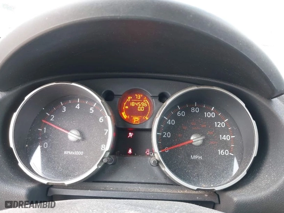 2009 Nissan Rogue SL with VIN JN8AS58V29W443020, listed as a IAAI auction lot 41824308 with 184,596 mi miles. Bid and sale history available at carsss.com. Image 7.