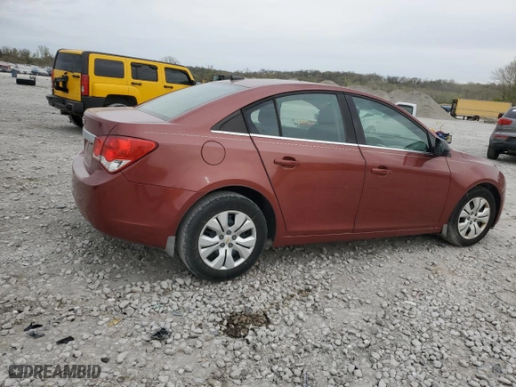 2012 Chevrolet Cruze LS with VIN 1G1PC5SH3C7381255, listed as a Copart auction lot 52920405 with 145,286 mi miles and Clean Title. Bid and sale history available at carsss.com. Image 3.