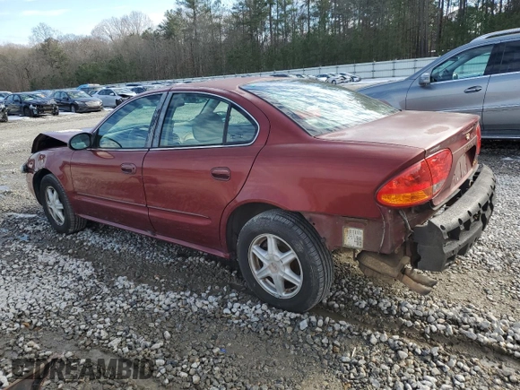 2002 Oldsmobile Alero GL1 z VIN 1G3NL52F92C221691, wystawiony jako Copart lot #88012125 z przebiegiem 249 598 mil mil oraz Szkoda całkowita • Salvage title. Historia ofert i sprzedaży dostępna na DreamBid. Obrazek 2.