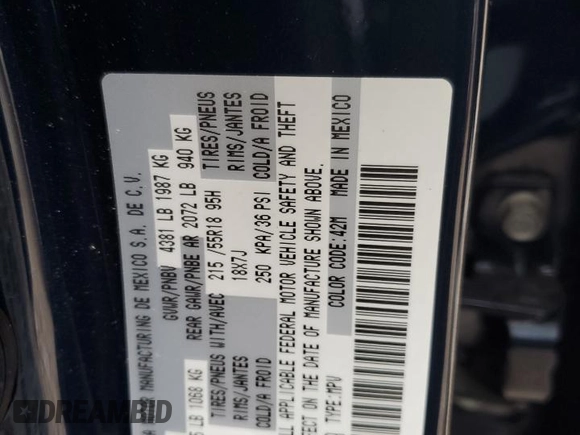 2024 Mazda CX-30 S Select Sport with VIN 3MVDMBBM8RM684919, listed as a Copart auction lot 56579235 with Not provided miles and Salvage title. Bid and sale history available at DreamBid. Image 12.