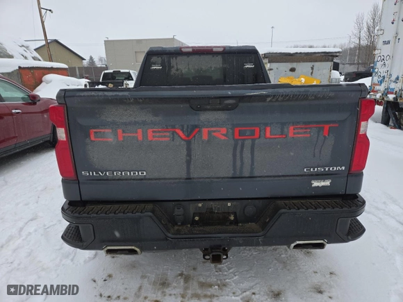 2019 Chevrolet Silverado 1500 Custom Trail Boss with VIN 1GCPYCEF8KZ414311, listed as a Copart auction lot 44328785 with 160,718 mi miles and Salvage Title. Bid and sale history available at carsss.com. Image 6.