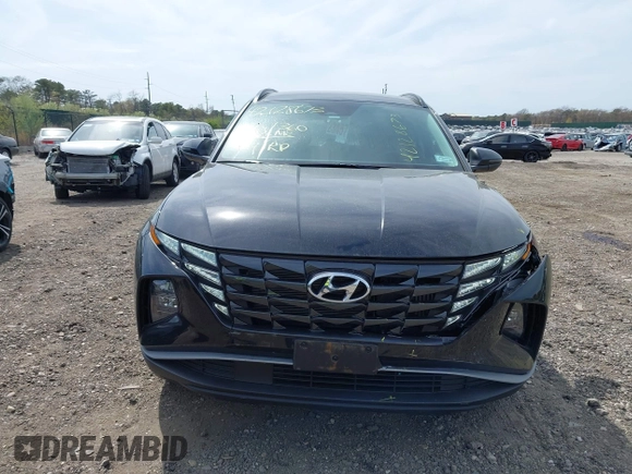 2024 Hyundai Tucson SEL Convenience with VIN KM8JCCD18RU201968, listed as a IAAI auction lot 42128673 with 6,542 mi miles and . Bid and sale history available at carsss.com. Image 12.
