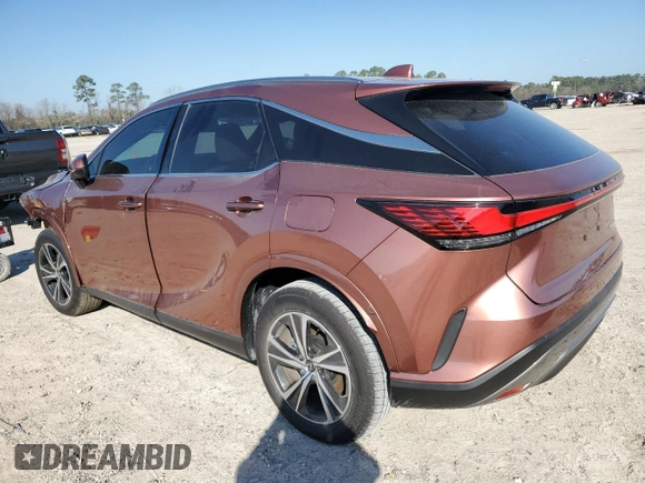 2024 Lexus RX 350 z VIN JTJCHMAA0R2013642, wystawiony jako Copart lot #45470085 z przebiegiem 5 604 mil mil oraz Szkoda całkowita • Salvage title. Historia ofert i sprzedaży dostępna na DreamBid. Obrazek 2.