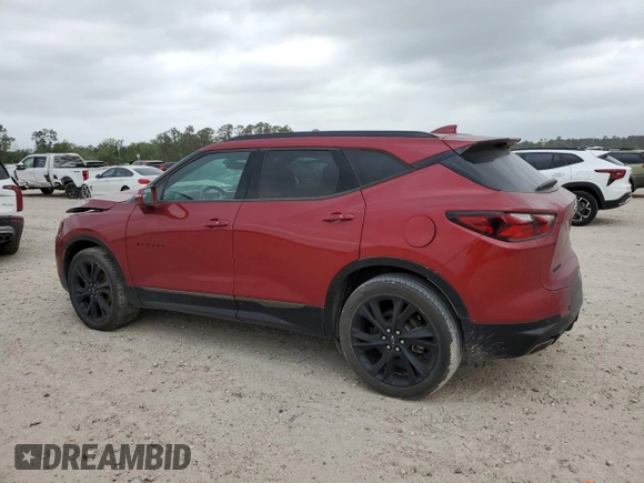 2019 Chevrolet Blazer RS z VIN 3GNKBERS5KS681604, wystawiony jako Copart lot #51706685 z przebiegiem 110 570 mil mil oraz Szkoda całkowita • Salvage title. Historia ofert i sprzedaży dostępna na DreamBid. Obrazek 2.