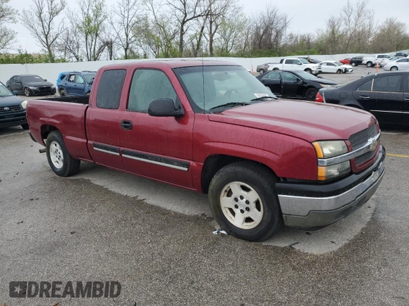2005 Chevrolet Silverado 1500 LS z VIN 2GCEC19T651207780, wystawiony jako Copart lot #51638165 z przebiegiem 239 408 mil mil oraz Czysty tytuł • Clean title. Historia ofert i sprzedaży dostępna na DreamBid. Obrazek 4.