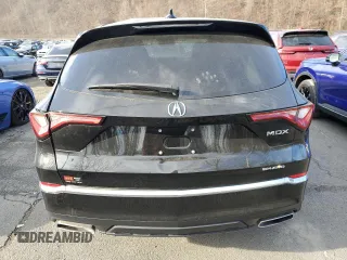 2023 Acura MDX with VIN 5J8YE1H36PL028064, listed as a Copart auction lot 51134085 with 16,587 mi miles and Salvage Title. Bid and sale history available at carsss.com. Image 6.