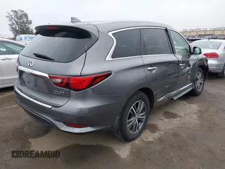 2019 Infiniti QX60 Luxe with VIN 5N1DL0MN9KC569666, listed as a IAAI auction lot 41904215 with 44,410 mi miles and . Bid and sale history available at DreamBid. Image 4.