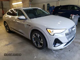 2021 Audi e-tron Sportback Premium Plus with VIN WA12ABGE6MB015156, listed as a Copart auction lot 79628264 with 48,037 mi miles and Clean title. Bid and sale history available at DreamBid. Image 4.