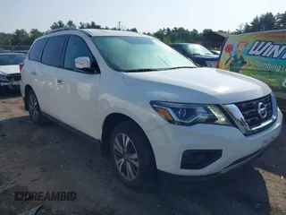 2017 Nissan Pathfinder SL z VIN 5N1DR2MM7HC650594, wystawiony jako IAAI lot #42464660 z przebiegiem 99 873 mil mil oraz . Historia ofert i sprzedaży dostępna na DreamBid. Obrazek 1.