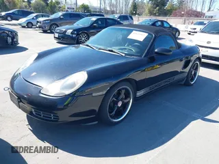 2001 Porsche Boxster with VIN WP0CA29891U621813, listed as a IAAI auction lot 41831917 with 195,179 mi miles. Bid and sale history available at carsss.com. Image 2.