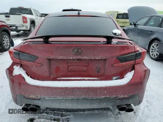 2015 Lexus RC F with VIN JTHHP5BC0F5002408, listed as a Copart auction lot 45125525 with 75,601 mi miles and Salvage Title. Bid and sale history available at carsss.com. Image 6.
