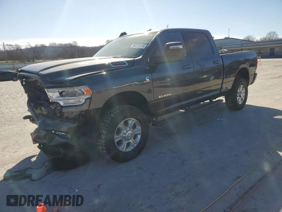 2023 Ram 2500 Big Horn with VIN 3C6UR5DL9PG530473, listed as a Copart auction lot 48253615 with 29,549 mi miles and Salvage title. Bid and sale history available at DreamBid. Image 1.