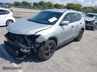 2017 Nissan Rogue SV with VIN KNMAT2MV3HP527028, listed as a IAAI auction lot 41897365 with 130,744 mi miles. Bid and sale history available at carsss.com. Image 2.
