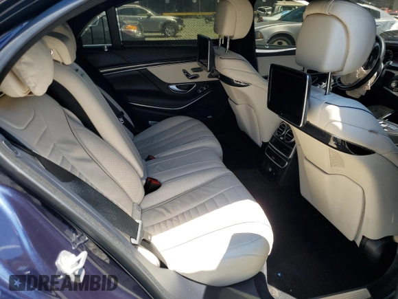 2017 Mercedes-Benz S 550e with VIN WDDUG6DB7HA289255, listed as a Copart auction lot 55859504 with 50,433 mi miles and Salvage Title. Bid and sale history available at DreamBid. Image 10.