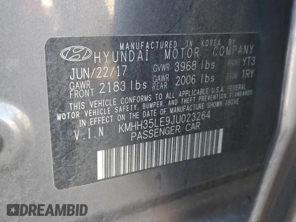 2018 Hyundai Elantra GT with VIN KMHH35LE9JU023264, listed as a Copart auction lot 73361834 with 67,320 mi miles and Salvage Title. Bid and sale history available at carsss.com. Image 15.
