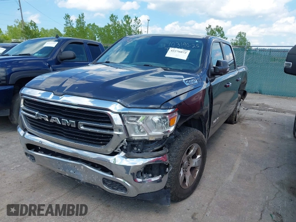 2019 Ram 1500 Big Horn with VIN 1C6SRFFT7KN720010, listed as a IAAI auction lot 42276072 with 191,595 mi miles and . Bid and sale history available at DreamBid. Image 20.