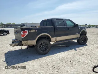 2014 Ford F-150 XL with VIN 1FTFW1ET8EKF05524, listed as a Copart auction lot 50456755 with 175,440 mi miles and Salvage Title. Bid and sale history available at carsss.com. Image 3.