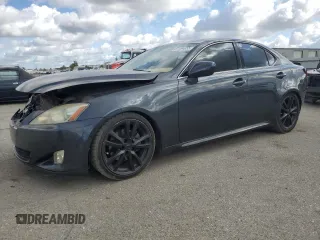2008 Lexus IS 250 z VIN JTHBK262582063228, wystawiony jako Copart lot #51184055 z przebiegiem 159 535 mil mil oraz Szkody całkowita. Historia ofert i sprzedaży dostępna na DreamBid. Obrazek 1.