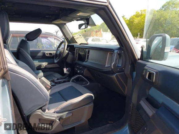 2023 Ford Bronco с VIN 1FMDE5CP0PLB85857, выставлен на аукционе IAAI как лот 42195848 с пробегом 12 446 миль миль и . История ставок и продаж доступна на DreamBid. Изображение 5.