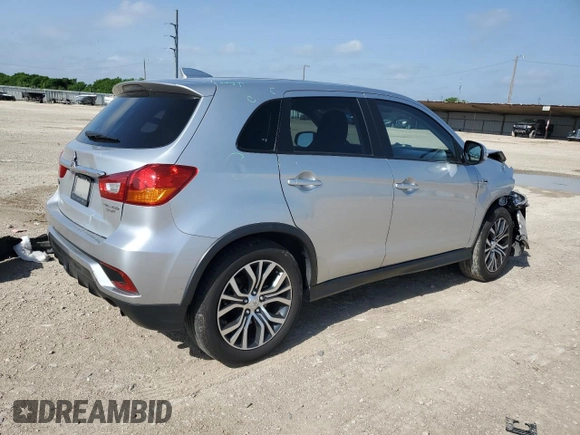2018 Mitsubishi Outlander ES with VIN JA4AP3AU4JU018167, listed as a Copart auction lot 53749245 with 106,273 mi miles and Salvage title. Bid and sale history available at DreamBid. Image 3.