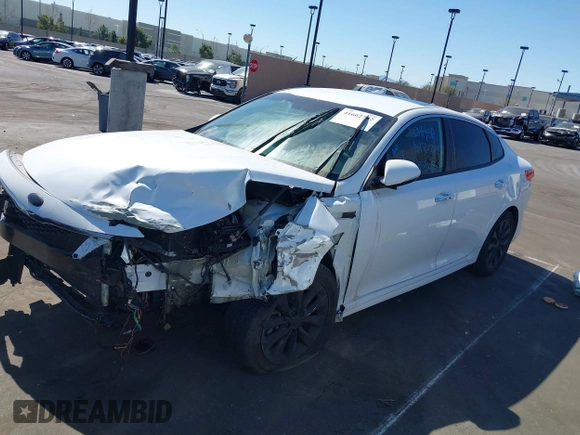 2018 Kia Optima LX with VIN 5XXGT4L37JG266313, listed as a IAAI auction lot 41662782 with Not Provided miles and . Bid and sale history available at carsss.com. Image 15.