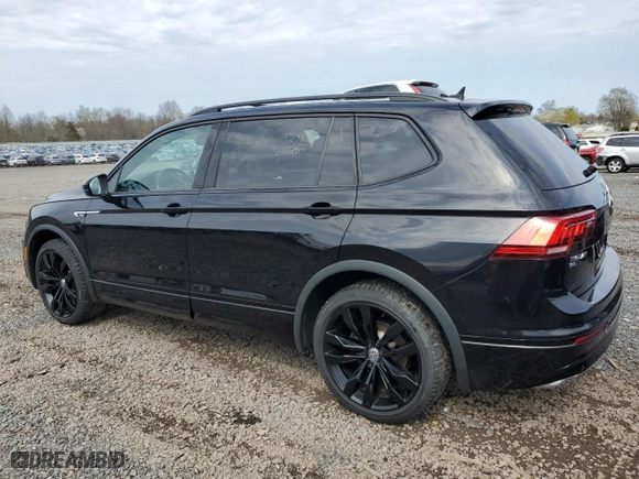 2021 Volkswagen Tiguan SE with VIN 3VV2B7AX7MM017406, listed as a Copart auction lot 53265945 with 43,056 mi miles and Salvage Title. Bid and sale history available at carsss.com. Image 2.