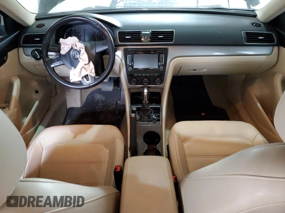 2015 Volkswagen Passat Limited Edition with VIN 1VWAS7A36FC103976, listed as a Copart auction lot 50385035 with Not provided miles and Salvage title. Bid and sale history available at DreamBid. Image 8.