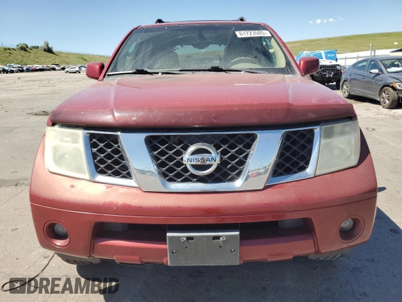 2007 Nissan Pathfinder SE z VIN 5N1AR18W37C631693, wystawiony jako Copart lot #61723505 z przebiegiem 185 344 mil mil oraz Czysty tytuł • Clean title. Historia ofert i sprzedaży dostępna na DreamBid. Obrazek 5.