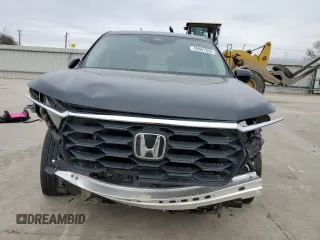 2025 Honda Pilot EX-L with VIN 5FNYG2H47SB015522, listed as a Copart auction lot 45867555 with 3,360 mi miles and Salvage Title. Bid and sale history available at carsss.com. Image 5.