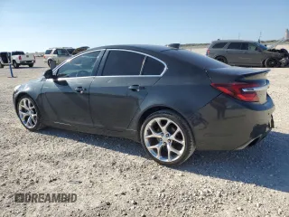 2016 Buick Regal GS with VIN 2G4GU5GX9G9108678, listed as a Copart auction lot 80263184 with 124,256 mi miles and Salvage Title. Bid and sale history available at carsss.com. Image 2.