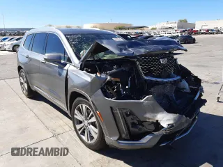 2020 Cadillac XT6 FWD Premium Luxury with VIN 1GYKPERS0LZ126231, listed as a Copart auction lot 60293642 with 43,187 mi miles. Bid and sale history available at carsss.com. Image 1.