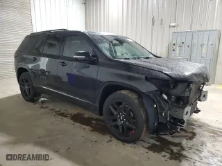 2019 Chevrolet Traverse Premier with VIN 1GNEVKKW1KJ233314, listed as a Copart auction lot 44336925 with 122,301 mi miles and Salvage Title. Bid and sale history available at carsss.com. Image 4.