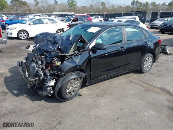 2019 Kia Rio S with VIN 3KPA24AB1KE210638, listed as a IAAI auction lot 41794159 with 88,042 mi miles. Bid and sale history available at carsss.com. Image 2.