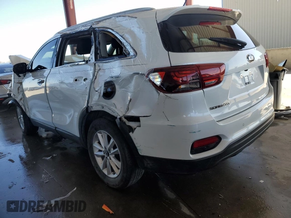 2020 Kia Sorento L with VIN 5XYPG4A38LG644550, listed as a Copart auction lot 89317525 with 52,236 mi miles and Clean Title. Bid and sale history available at carsss.com. Image 2.
