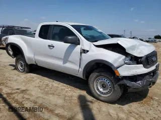 2021 Ford Ranger XL with VIN 1FTER1FH7MLD77427, listed as a Copart auction lot 55785745 with 79,323 mi miles and Salvage title. Bid and sale history available at DreamBid. Image 4.