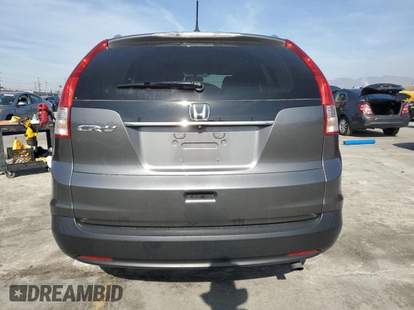 2014 Honda CR-V EX-L with VIN 2HKRM3H74EH555204, listed as a Copart auction lot 45809815 with 75,424 mi miles and Salvage Title. Bid and sale history available at DreamBid. Image 6.