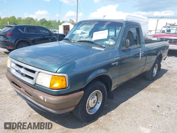 1996 Ford Ranger XL with VIN 1FTCR10A7TTA29919, listed as a IAAI auction lot 42171562 with 237,982 mi miles. Bid and sale history available at carsss.com. Image 2.