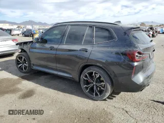 2022 BMW X3 M with VIN 5YM13EC01N9N07830, listed as a Copart auction lot 86200774 with 40,818 mi miles and Salvage Title. Bid and sale history available at carsss.com. Image 2.