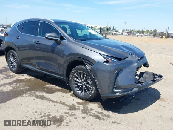 2024 Lexus NX 350 Premium with VIN 2T2GGCEZ4RC053138, listed as a IAAI auction lot 42086893 with 8,335 mi miles and . Bid and sale history available at DreamBid. Image 1.