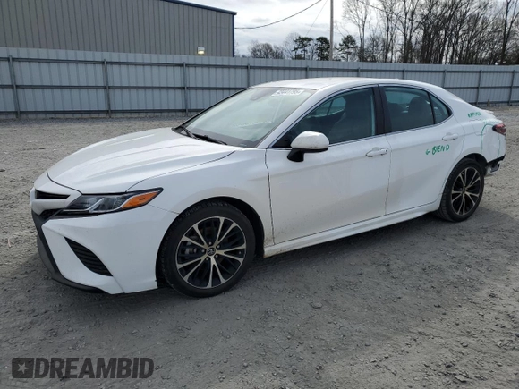 2019 Toyota Camry LE with VIN 4T1B11HK8KU724706, listed as a Copart auction lot 43441795 with 55,822 mi miles and Salvage Title. Bid and sale history available at carsss.com. Image 1.