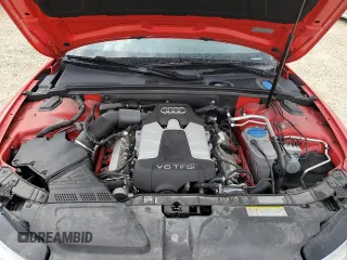 2014 Audi S5 Premium Plus z VIN WAUCGAFH5EN015371, wystawiony jako Copart lot #74150454 z przebiegiem Nie podano mil oraz Szkody całkowita. Historia ofert i sprzedaży dostępna na DreamBid. Obrazek 11.