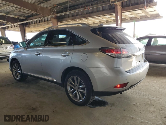 2015 Lexus RX 450h с VIN 2T2BC1BA3FC006767, выставлен на аукционе Copart как лот 60461105 с пробегом 34 621 миль миль и Списание • Salvage title. История ставок и продаж доступна на DreamBid. Изображение 2.